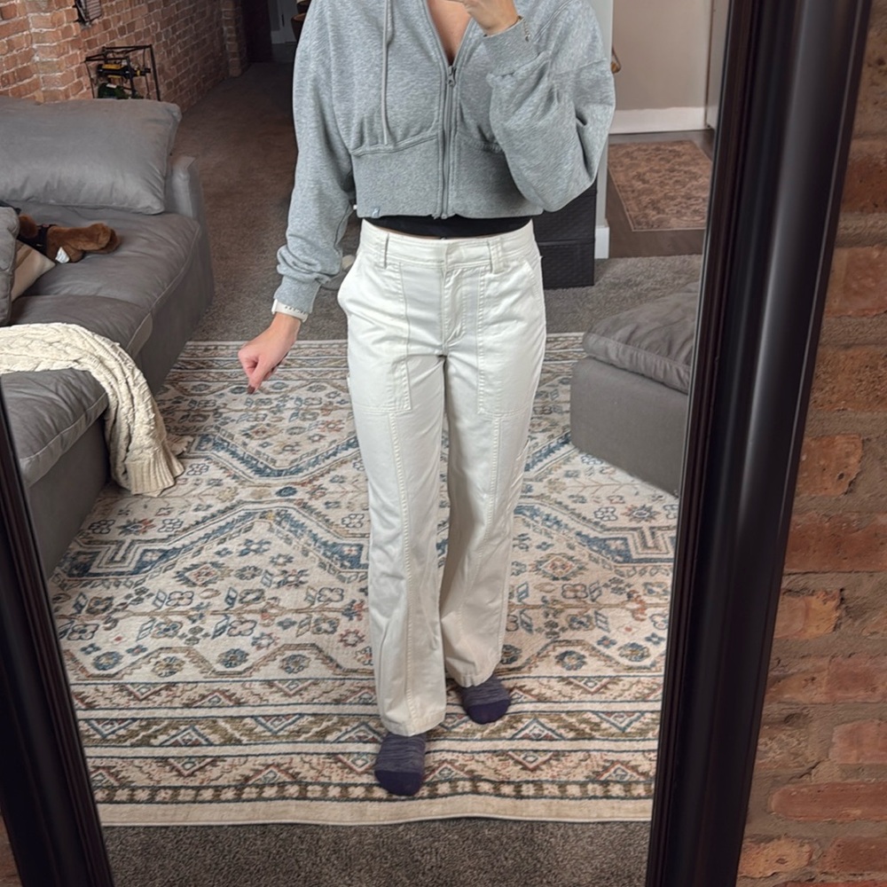 Sunday best white cargo pants